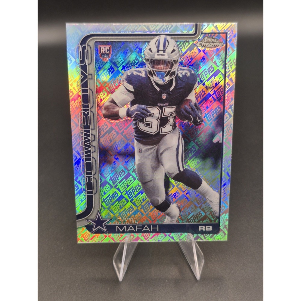 2025 Topps Chrome Phil Mafah #310 Fanactics Exclusive Topps Logo Refractor